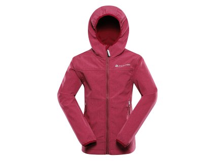 Dětská Softshellová Bunda S Membránou ALPINE PRO OMANO 2 Raspberry (Barva Raspberry, Velikost 104-110)