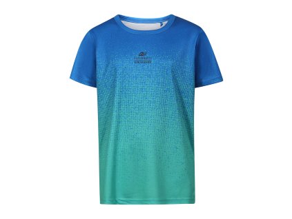 Dětské Rychleschnoucí Triko ALPINE PRO RIFO Electric Blue Lemonade (Barva Electric Blue Lemonade, Velikost 116-122)
