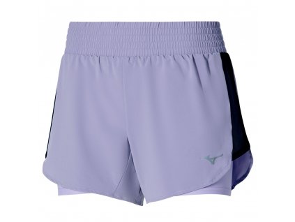 Šortky Mizuno 2in1 4.5 Short Wisteria P Lilac (Velikost XS)