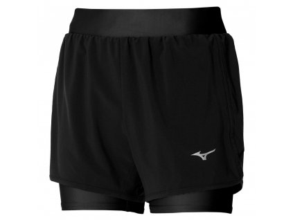 Šortky Mizuno ER 4.5 2in1 Short Black (Velikost XS)