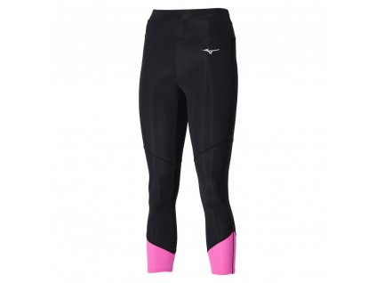 Legíny Mizuno Core 3 4 tight Black Pink (Velikost XS)