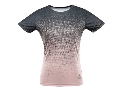 Dámské Rychleschnoucí Triko S Cool Dry ALPINE PRO QUATRA Peach Whip Varianta Pd (Barva Peach Whip Varianta Pd, Velikost M-L)