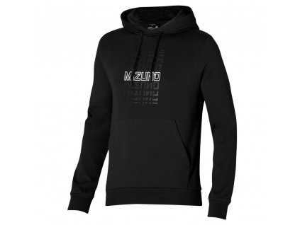 Mikina Mizuno Graphic Hoody Black (Velikost XXL)