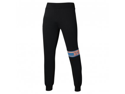 Tepláky Mizuno Sweat pant Black Blue Ashes (Velikost XXL)