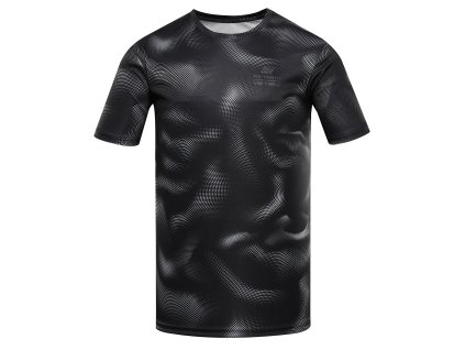 Pánské Rychleschnoucí Triko S Cool Dry ALPINE PRO QUATR Black Varianta Pc (Barva Black Varianta Pc, Velikost 5XL)