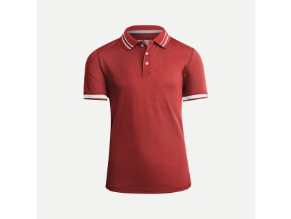 Klučičí triko Kjus Stefan Polo S/S - Cosmic Red - 2021 (Velikost 164)