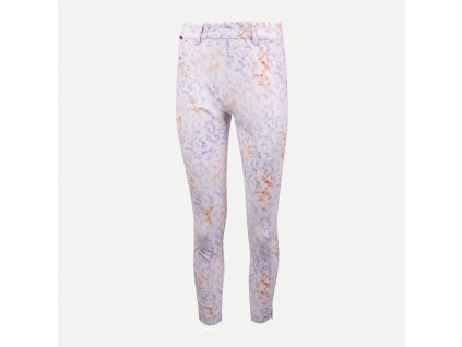 Kjus Women Ice Light 7/8 Treg Print - White - Iris Purple - 2021 (Velikost 36)