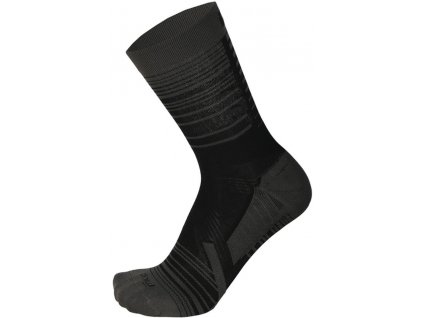 Běžecké Ponožky Mico LIGHT WEIGHT M1 TRAIL SOCK - NERO/GRIGIO (Velikost XXL)