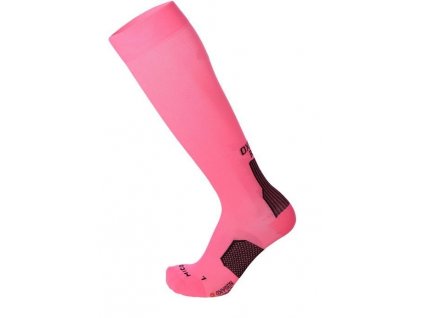 Ponožky Mico Light W. Oxy-jet compression - fucsia fluo (Velikost L)