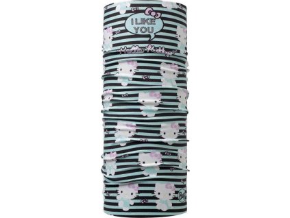 3031 buff child hello kitty tipography aqua