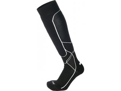 Dámské Lyžařské Ponožky Mico CALZA SKI WOMAN MEDIUM W. WARM CONTROL - černé (Velikost XS)