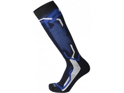 Lyžařské Ponožky Mico CALZA SKI MEDIUM WEIGHT WARM CONTROL - Modro černé