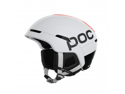 POC Obex BC MIPS Hydrogen White/Fluorescent Orange AVIP (Velikost M-L 55-58cm)