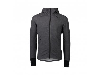 Pánská Mikina POC M's Merino Zip Hood Sylvanite Grey Melange (Velikost L)
