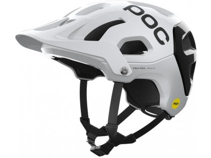 Cyklistická helma POC Tectal Race MIPS Hydrogen White / Uranium Black (Velikost L/59-62cm)