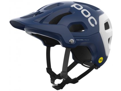 Cyklistická helma POC Tectal Race MIPS Lead Blue / Hydrogen White Matt (Velikost L/59-62cm)
