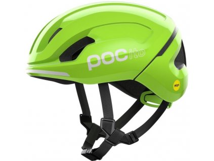 Dětská cyklo helma POC POCito Omne MIPS Fluorescent Yellow/Green (Velikost S/51-56cm)