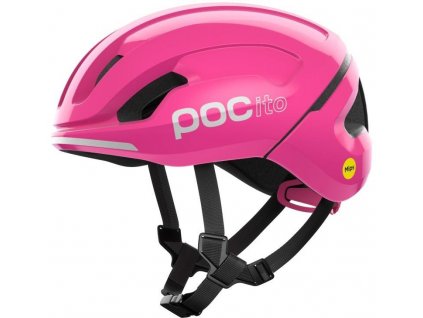 Dětská cyklo helma POC POCito Omne MIPS Fluorescent Pink (Velikost XS/48-52cm)