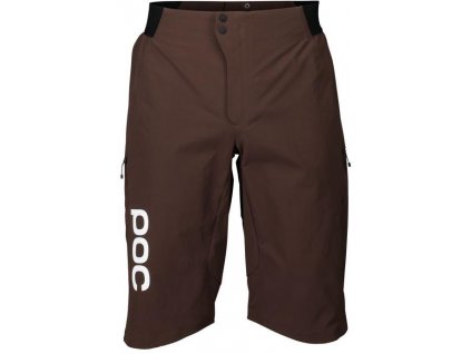 Pánské cyklo kraťasy POC Guardian Air Shorts Axinite Brown (Velikost L)