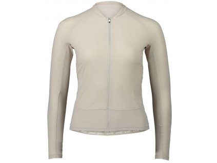 POC Essential Road W's LS Jersey - Light Sandstone Beige (Velikost XS)