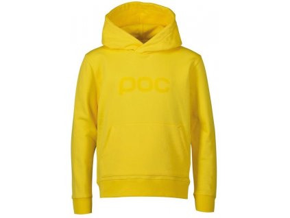 Dětská mikina POC Hood Jr Aventurine Yellow (Velikost 160)