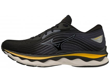 Boty Mizuno WAVE SKY 6 Black Tradewinds Gold Fusion (Velikost 50)