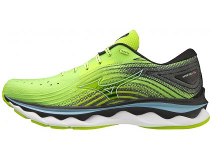 Boty Mizuno WAVE SKY 6 Neo Lime Skywriting Black (Velikost 50)