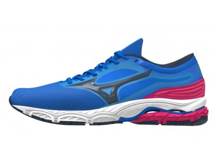 Boty Mizuno WAVE PRODIGY 4 Ibiza Blue White Driven Pink (Velikost 43)