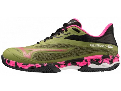 Boty Mizuno WAVE EXCEED LIGHT 2 PADEL Calliste Green Pink Glo Black (Velikost 43)