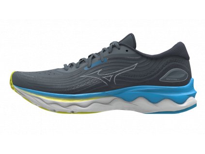 Boty Mizuno WAVE SKYRISE 4 Stormy Weather Pearl Blue Jet Blue (Velikost 50)