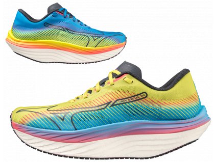 Boty Mizuno WAVE REBELLION PRO Bolt 2 (Neon) Ombre Blue Jet Blue (Velikost 47)