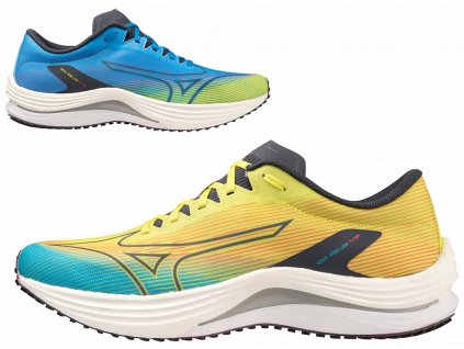 Boty Mizuno WAVE REBELLION FLASH Bolt 2 (Neon) Ombre Blue Jet Blue (Velikost 48.5)