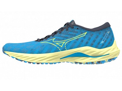 Boty Mizuno WAVE INSPIRE 19 Jet Blue Bolt 2 (Neon) Luminous (Velikost 51)