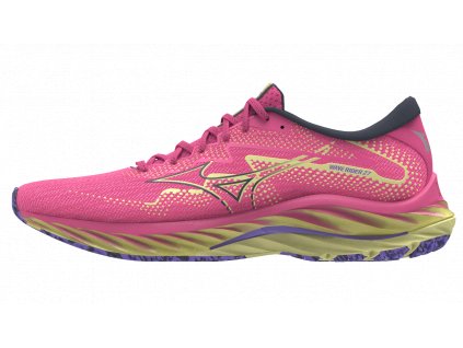 Boty Mizuno WAVE RIDER 27 High-Vis Pink Ombre Blue Luminous (Velikost 44.5)