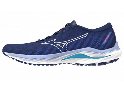 Boty Mizuno WAVE INSPIRE 19 Blue Depths White Aquarius (Velikost 44.5)