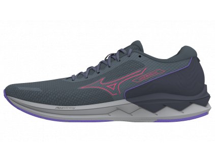 Boty Mizuno WAVE REVOLT 3 Stormy Weather High-Vis Pink Purple Punch (Velikost 43)