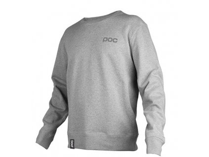 Mikina POC Crew Grey Melange (Velikost XXL)