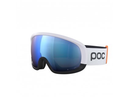 Lyžařské brýle POC Fovea Mid Race Hydrogen White/Uranium Black/Partly Sunny Blue (Velikost UNI)