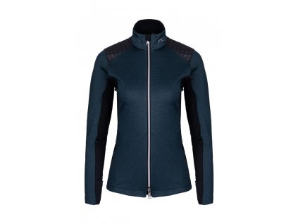 Dámská mikina KJUS Radun Midlayer Jacket Petrol Blue/Black