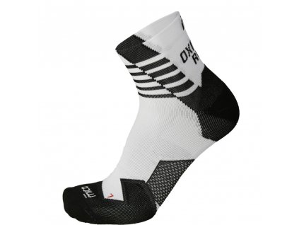 MICO Compression Oxi-Jet Run Ankle Socks - Bianco (Velikost XXL)