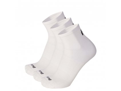 MICO 3 Pairs Pack Light W. Ankle Run Socks - Nero-Nero-Nero (Velikost XXL)