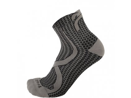 Běžecké ponožky MICO Light W. Ankle Trail Run Socks Odor Zero - Nero (Velikost XXXL)