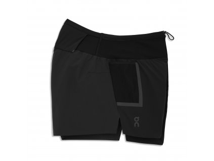 Dámské kalhoty ON Running Ultra Shorts Black (Velikost XS)