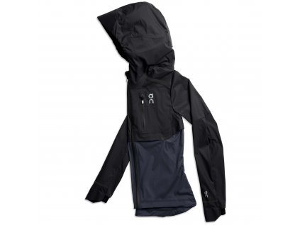 Dámská bunda ON Running Weather Jacket Black/Navy (Velikost XS)