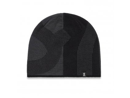 on running explorer merino beanie 22b ong 35300968 rock black 1