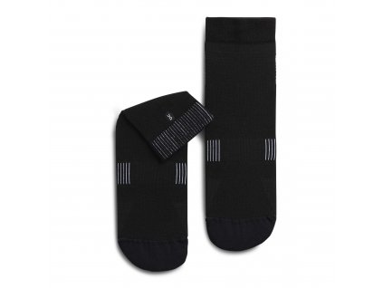Dámské ponožky ON Running Ultralight Mid Sock Black/White (Velikost 36/37)