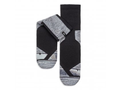 Ponožky ON Running Explorer Merino Sock Black/Glacier (Velikost 44/45)