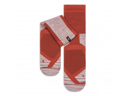 Dámské ponožky ON Running Explorer Merino Sock Chili/Red (Velikost 36/37)