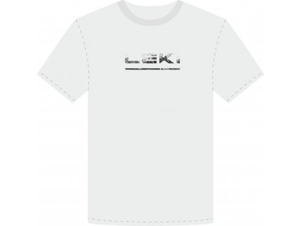 7093 1 leki logo t shirt leki white black