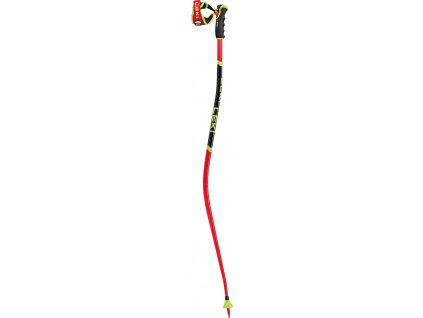 Hole Leki WCR SG/DH 3D - bright red-black-neonyellow (Velikost 140)